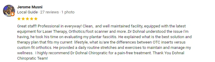 Chiropractic Nashville TN Testimonial Jerome M